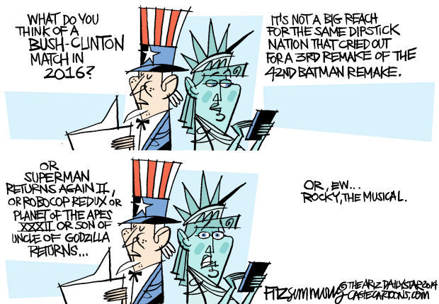 Daily Fitz Cartoon: Deja vu